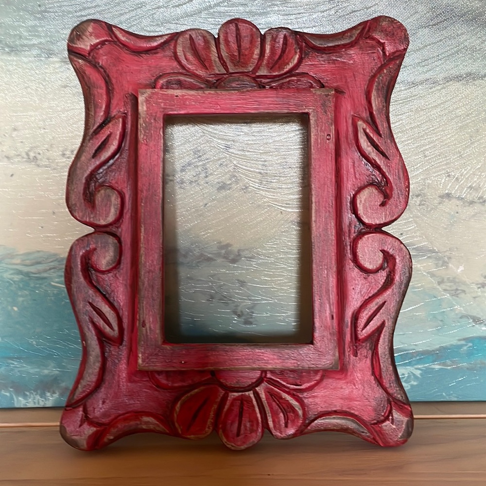 HANDMADE 4x6 frame from Guatamala NEW